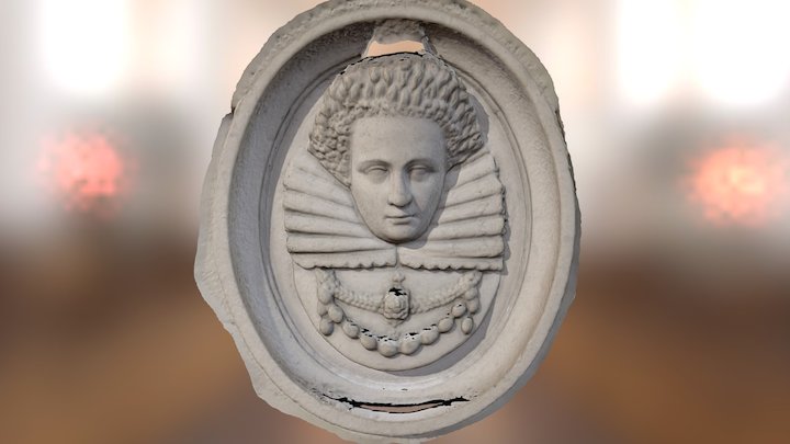 Bas-Relief Catherine de Medicis 3D Model