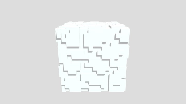 Cobblestone_minecraft block 3D Model