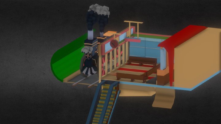 Carvel Diorama 3D Model