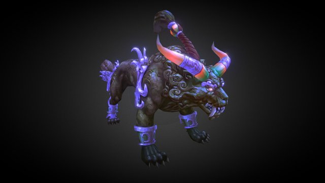 游戏角色（麒麟） 3D Model