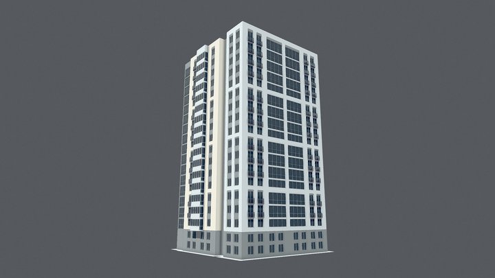 Apartment house 3D Model