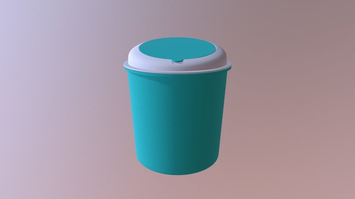 desktop garbage bin 3D Model