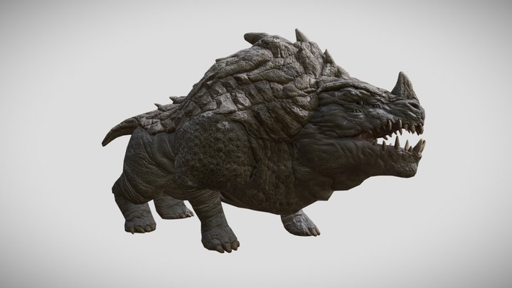 Monster Rhino : Creature 3D Model