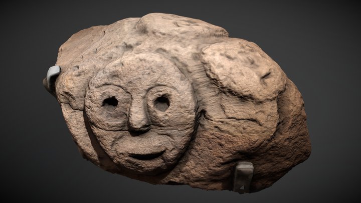 Quadrocephalus Carved Rock - Perth Museum 3D Model