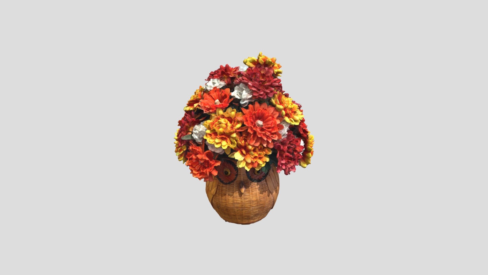 Owl Flowers Vase