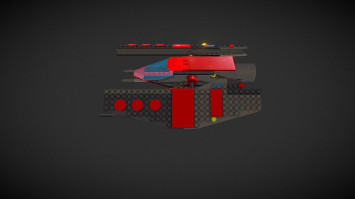 Lego Starfighter FBX 3D Model