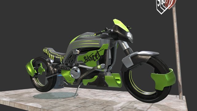 Moto 2116 3D Model