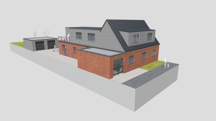Upstairs House Extension 3D Model