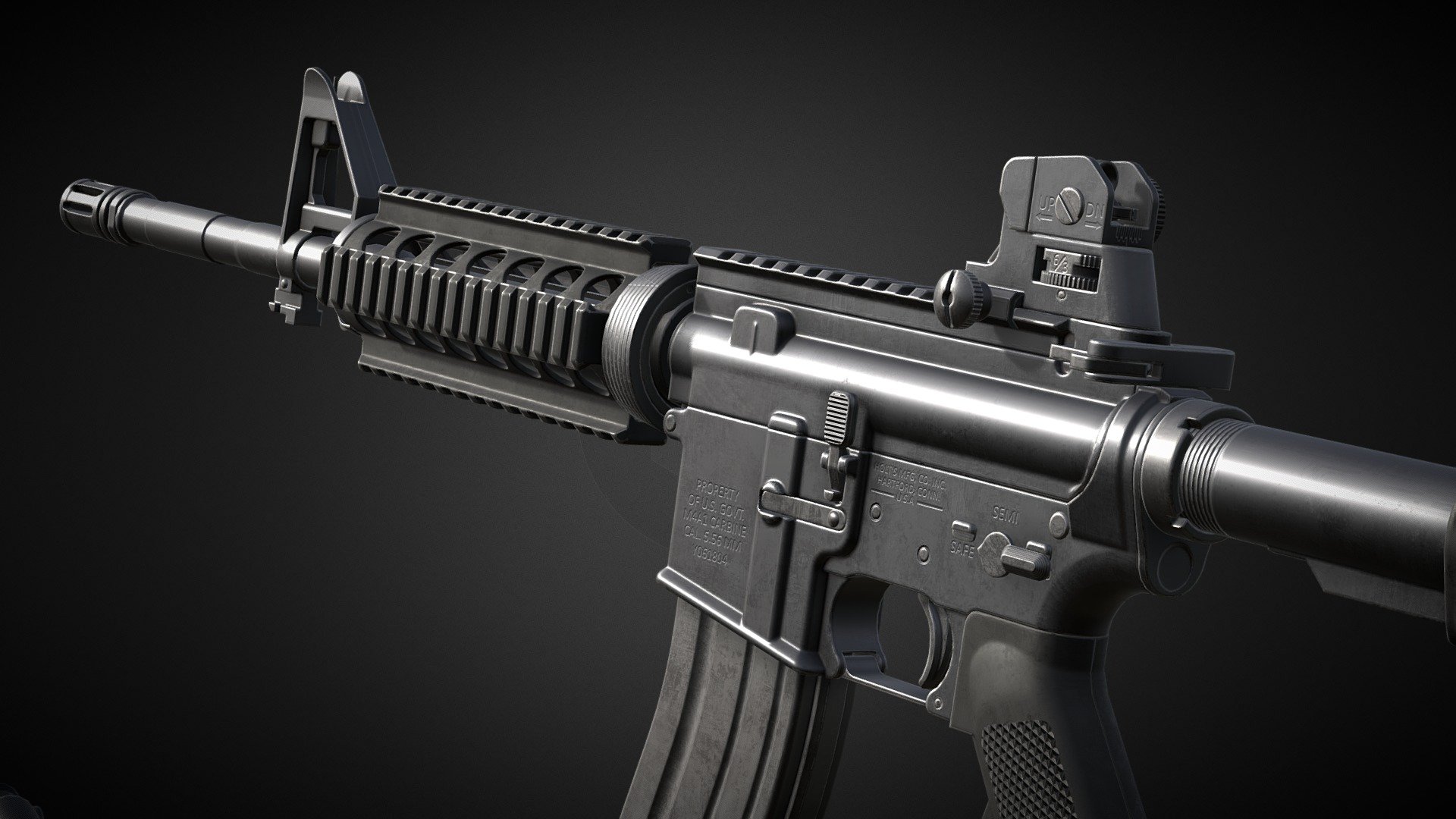 M4A1 - Buy Royalty Free 3D model by Firewarden (@Firewarden) [40d8ef8]