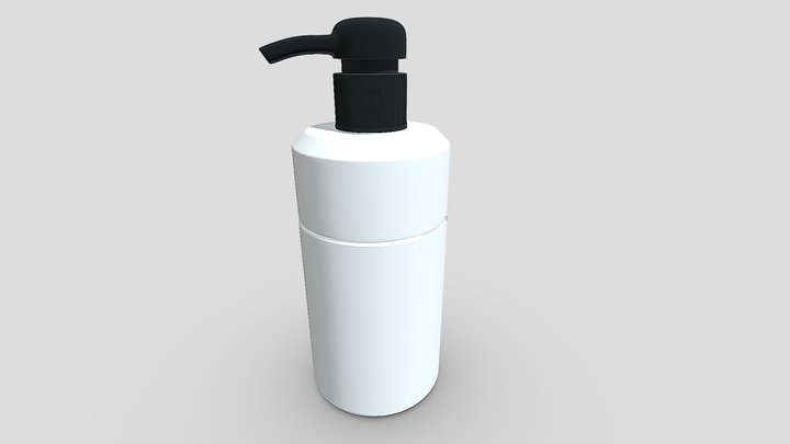 Soap Dispenser Bottle 3D Model