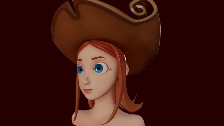 Stylized Pepper 3D Model
