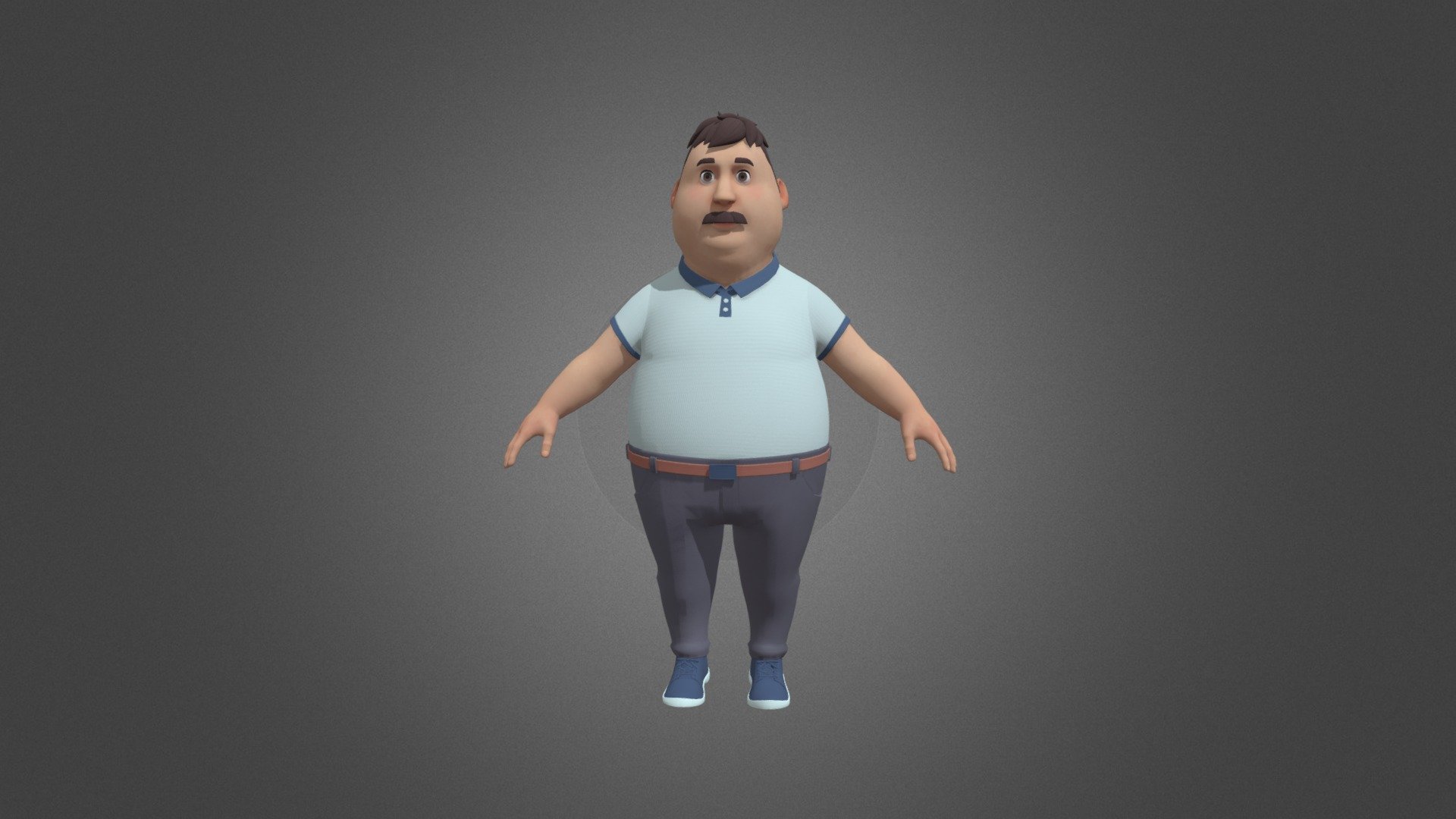 cartoon man people - Buy Royalty Free 3D model by tingting_er [40dbb8b ...