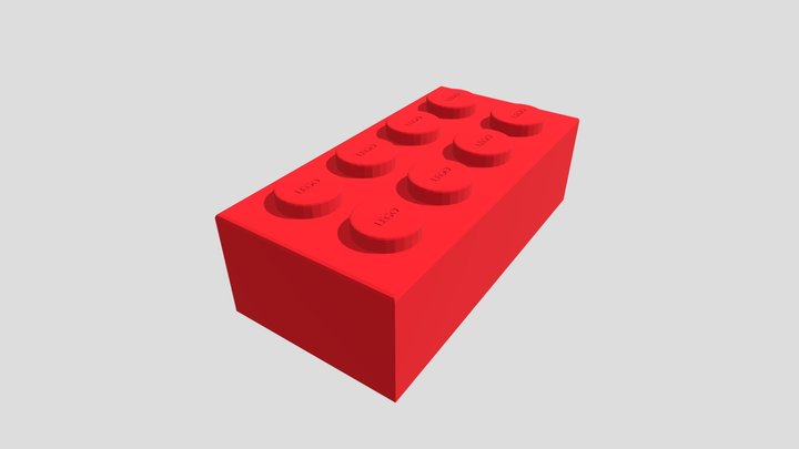 Red LEGO Brick