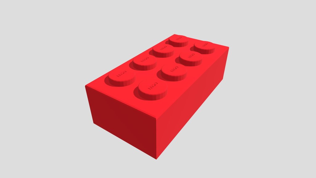 Red LEGO Brick