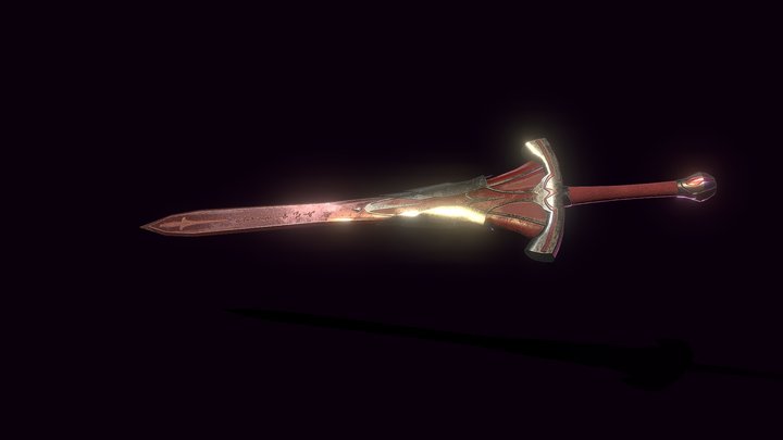 Clarent Sword(Mordred) - Fate/Apocrypha 3D Model