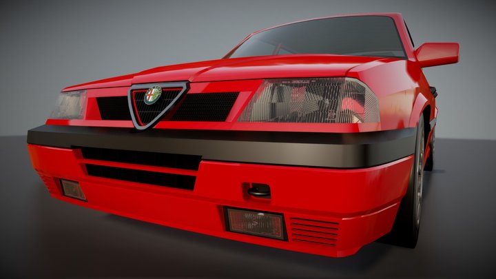 1991 Alfa Romeo 33 S 16V QV Permanent 4 3D Model