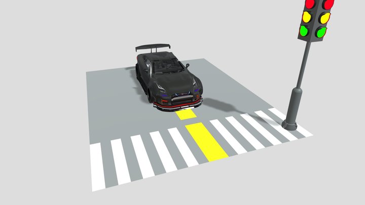 GTR R 35 3D MODELING 3D Model