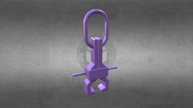 Rail clamp ZR 3D Model