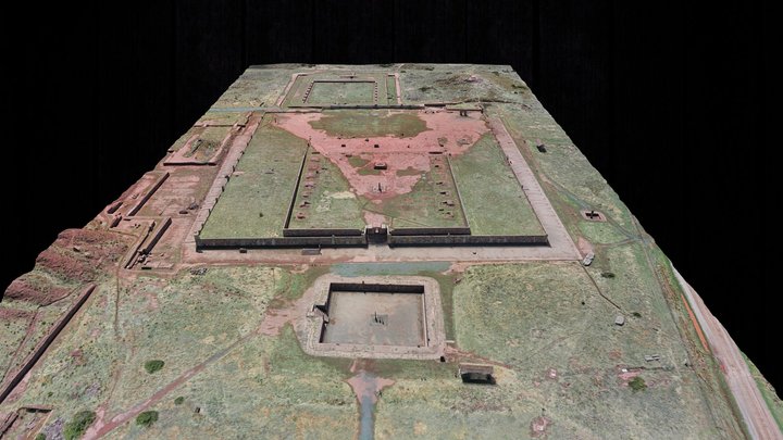 Templos de Tiwanaku 3D Model