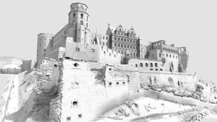 Schloss HEIDELBERG - Heidelberg Castle 3D Model