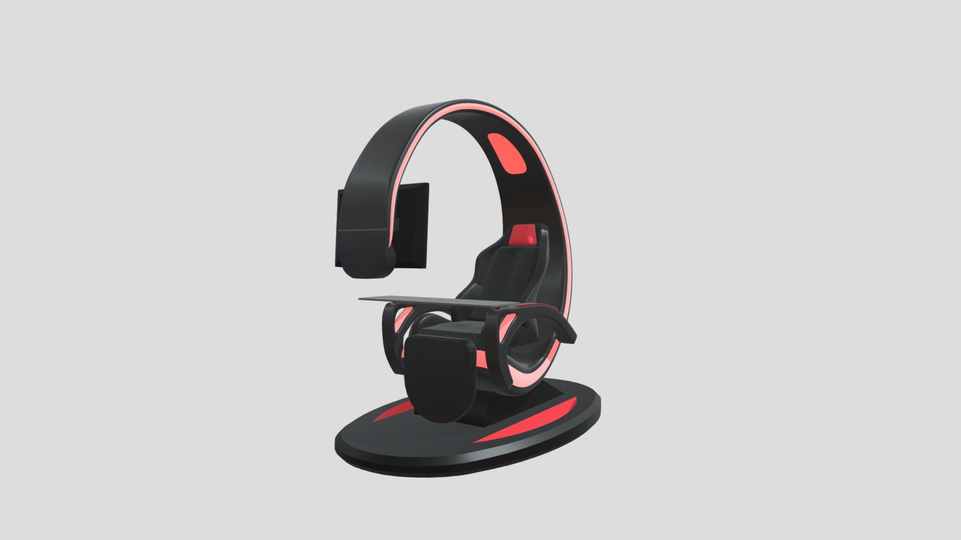 Gaming Chair - 3D model by Ulul Albab (@ululalbab) [40e098e] - Sketchfab
