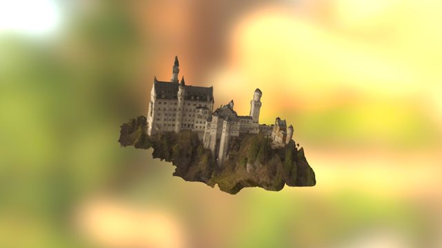 Neuschwanstein (im autumn) 3D Model