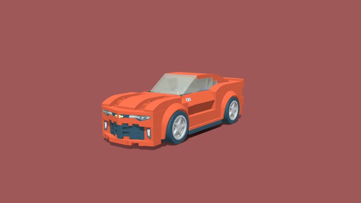 Lego Chevrolet Camaro Z28 3D Model
