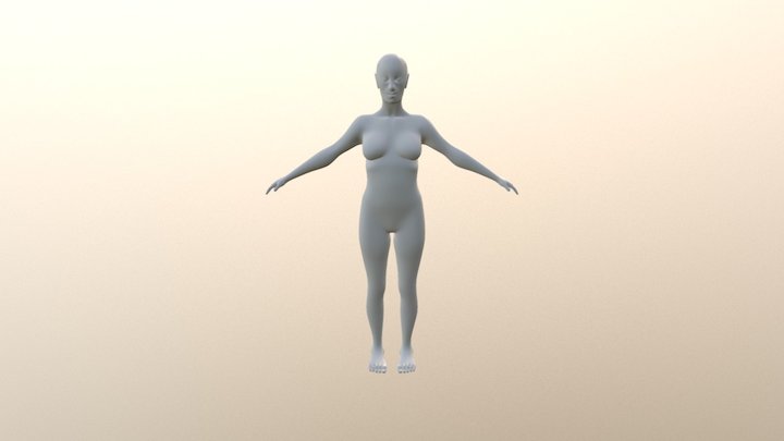 Female_BasemeshHP 3D Model