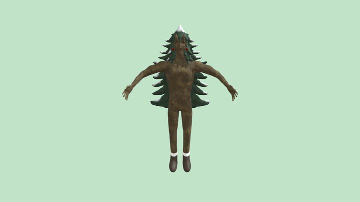 ChristmasTreeMan 3D Model