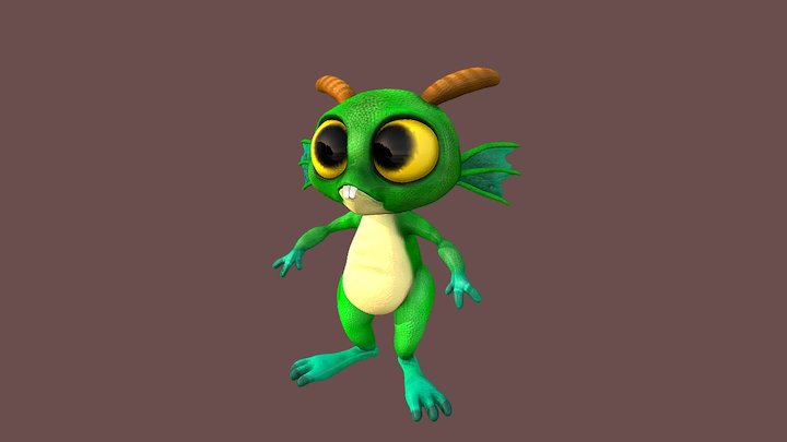 Lizard Guy - aka Murky 3D Model