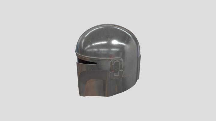 The Mandolorian Helmet 3D Model
