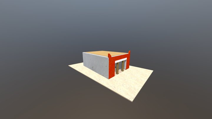 Temple A Teste 3D Model