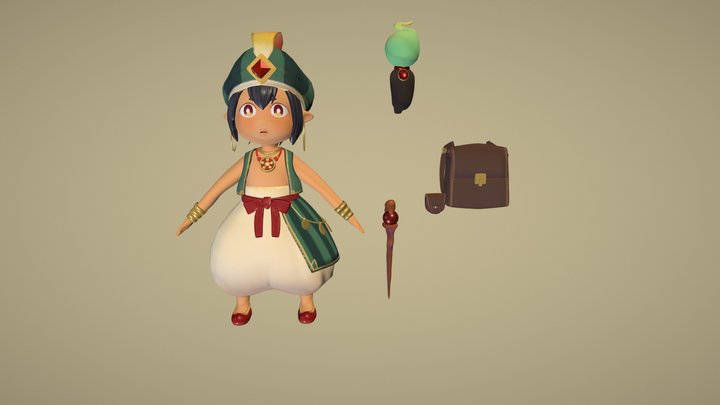 Maniani: Arabian Boy 3D Model