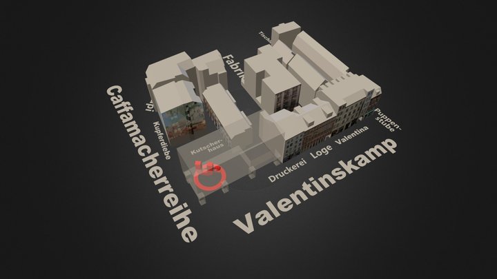 Das Gängeviertel 3D Model