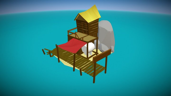 Procrastinator's Island 3D Model