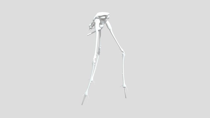 Half Life Strider 3D Model