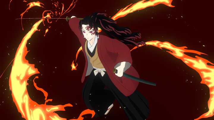 Yoriichi Tsugikuni | Kimetsu no Yaiba 3D Model