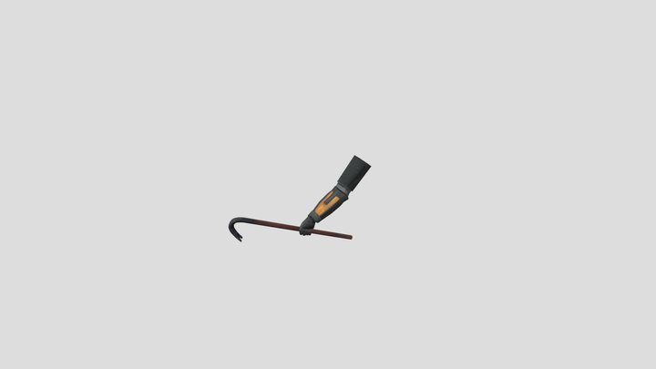 Half-life2 Crowbar With animations 3D Model