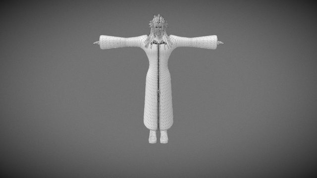 Xemnas - 3D model - Wireframe 3D Model