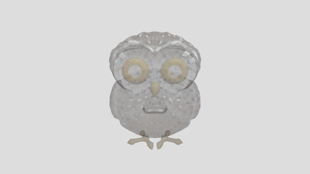 Cute Athens Owl Statue Brown