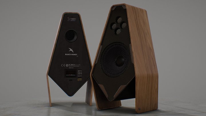 Modern Speaker 3D Model