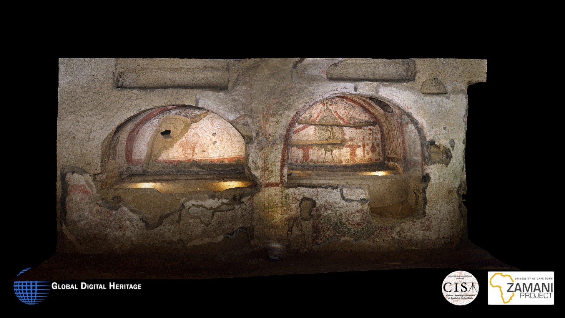 San Gennaro Catacombs Fresco, Naples (15)