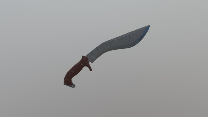 Kukri knife 3D Model