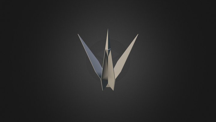 Origamix Crane Crane 3D Model