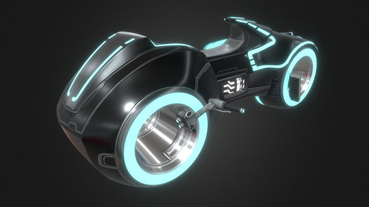 Standard Lightcycle | Tron Evoluton Battle Grids 3D Model