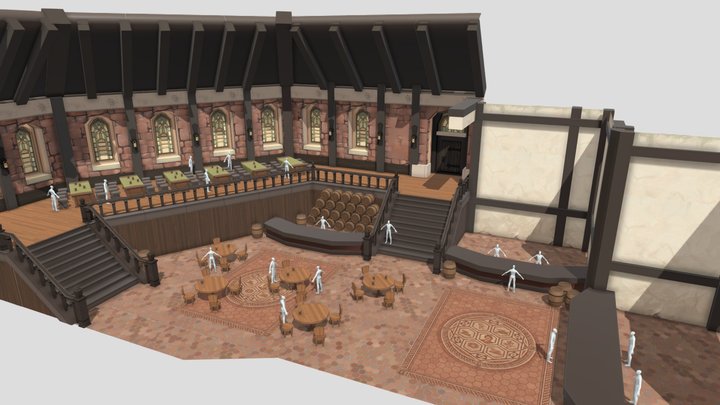 Fantasy Tavern 3D Model