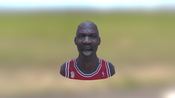 His Airness Michael Jordan 3D Model