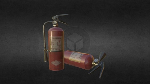 Fire Extinguisher 3D Model