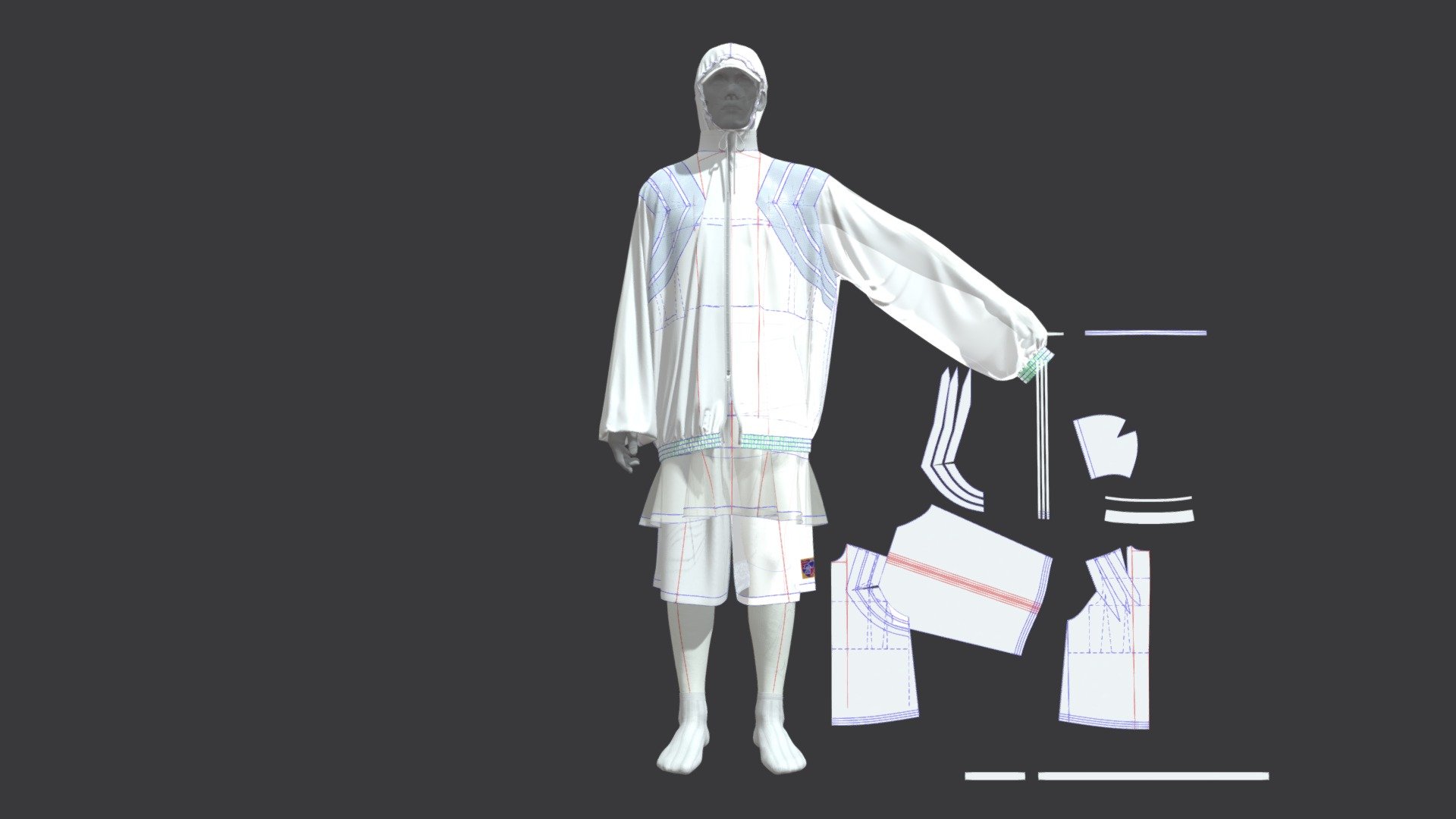 TRACKSUIT - 3D model by Ivan (@ivsss) [40ecc3e] - Sketchfab