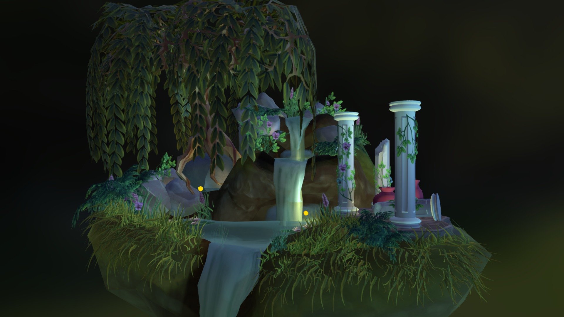 Waterfall Diorama